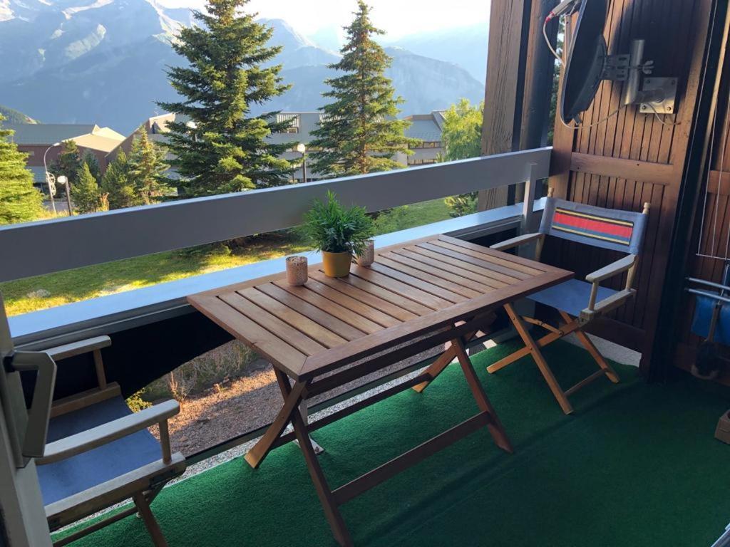 Appartement Dans Residence Du Roche Mantel -Alpes Huez Face A L'Alpexpress エクステリア 写真