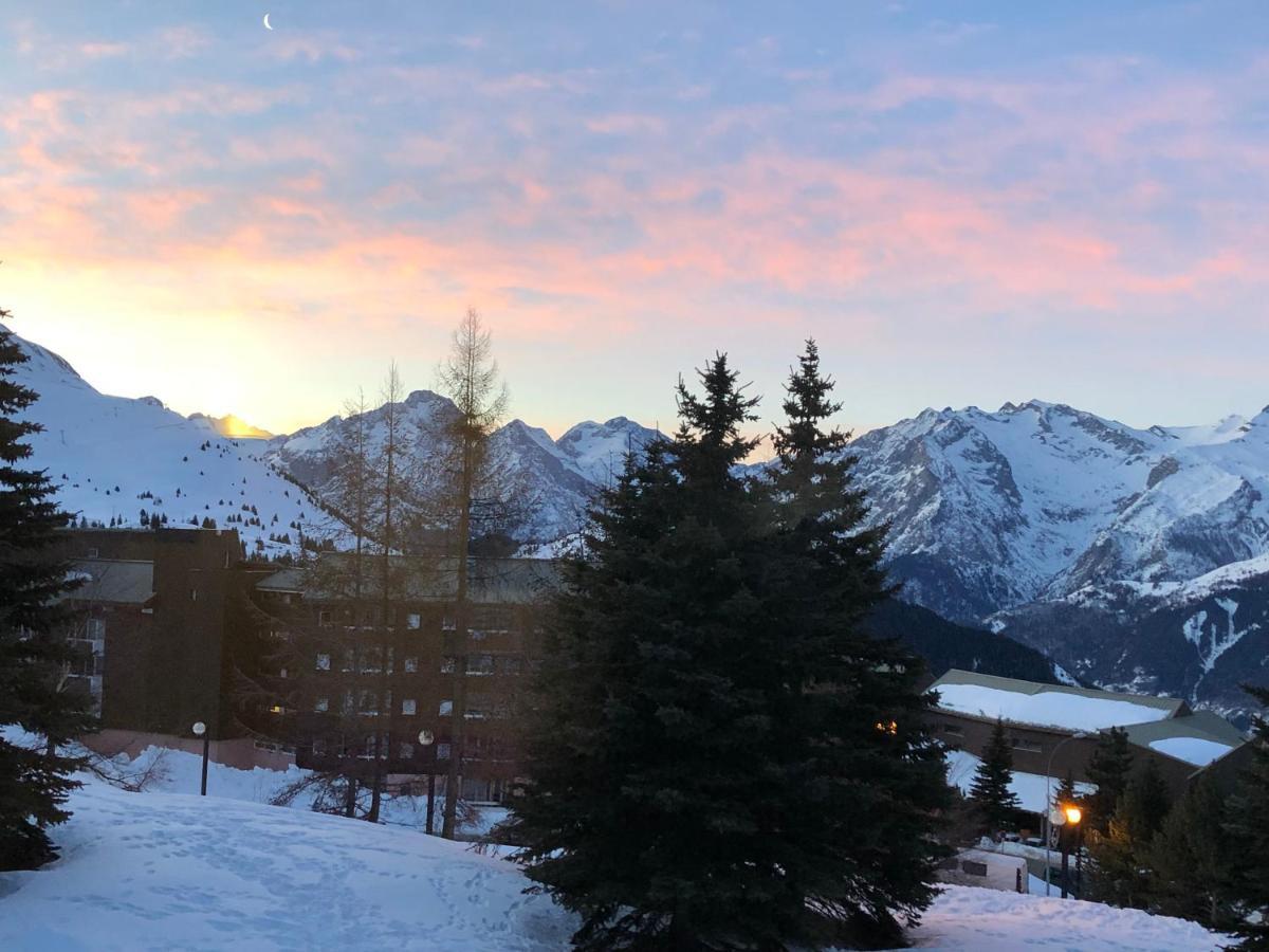 Appartement Dans Residence Du Roche Mantel -Alpes Huez Face A L'Alpexpress エクステリア 写真